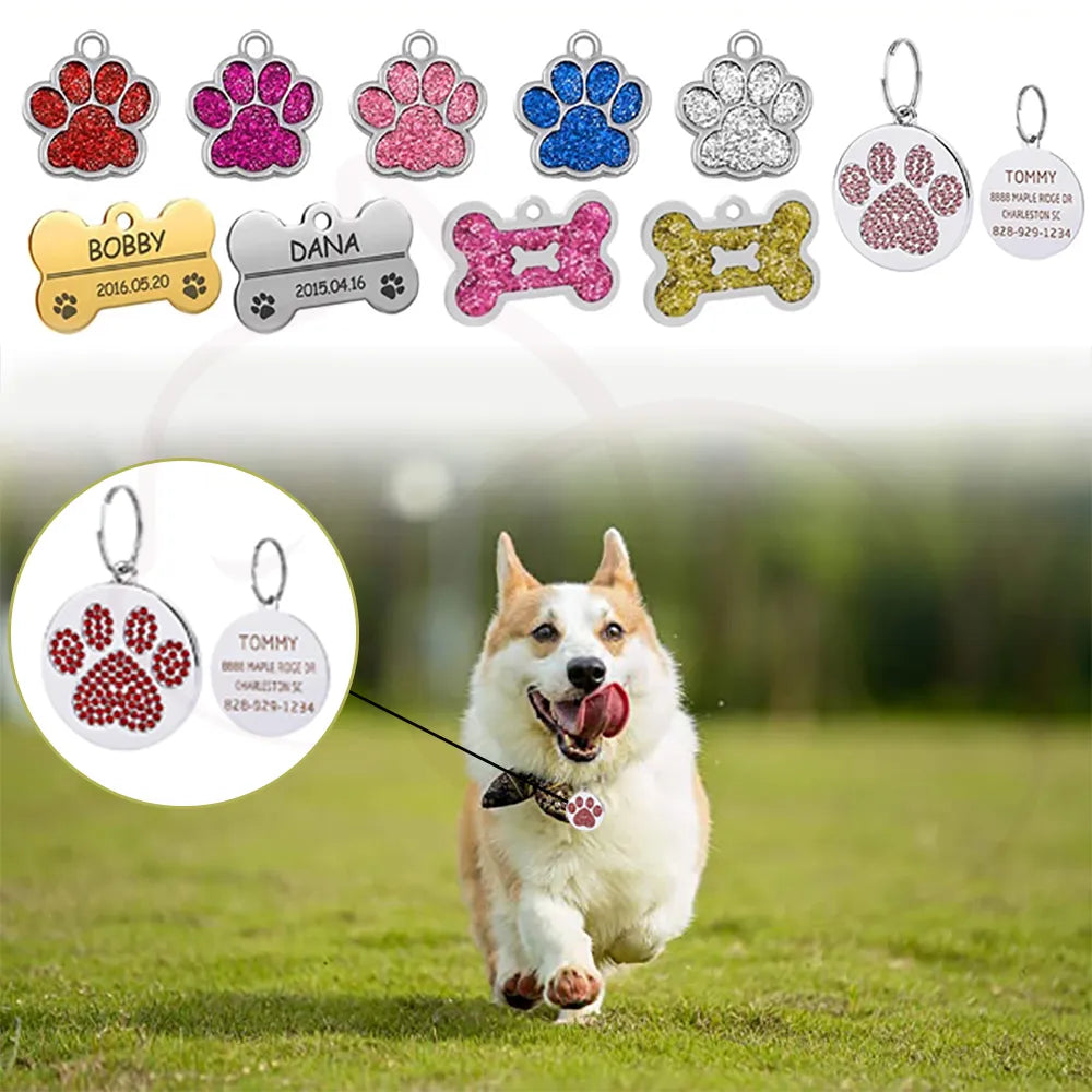 Custom Engraved Pet ID Tags & Collars