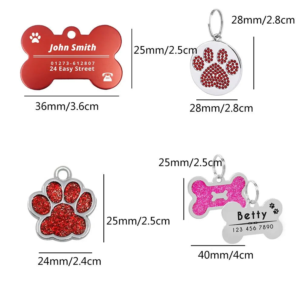 Custom Engraved Pet ID Tags & Collars